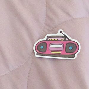 Boombox Sticker